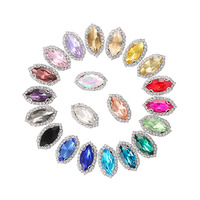 Belle fantaisie dos plat coudre sur strass pour robe de mariée