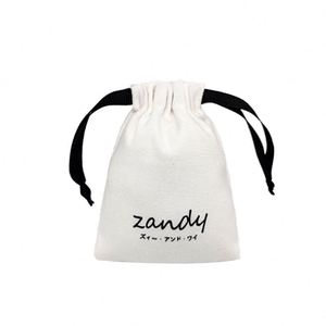 Wholesale Eco Muslin Cotton Linen Gift Packaging <b>Pouch</b> Customized Organic Cotton <b>Drawstring</b> Bag with Logo - Product Image 6
