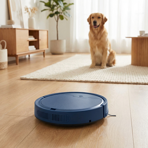 Robot Aspirador con Mopa, Navegación Giroscópica, 3 Motores sin Escobillas, Succión de 1500Pa, Limpieza Automática, Construcción de Plástico - Product Image 1