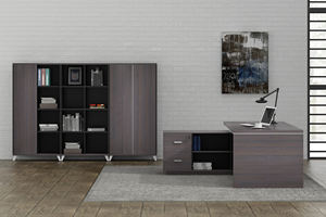 Los artículos en Stock al por mayor económico de mesa de oficina oscuro graynaked negro de gestión de la Oficina de escritorio - Product Image 4