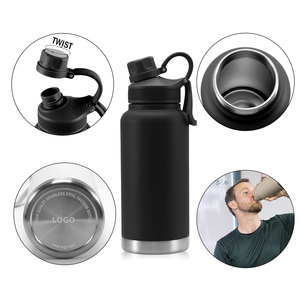 Botella de Agua de Acero Inoxidable 18/8 de Doble Pared con Aislamiento al Vacío, Personalizada con Logotipo, 24oz/32oz, con Pantalla LED de Temperatura, a Prueba de Fugas - Product Image 2