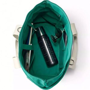 กระเป๋าผ้าแคนวาสชายหาด LILA ขนาดกลาง พิมพ์โลโก้ได้ ทนทาน ใช้ซ้ำได้ พับเก็บได้ เหมาะสำหรับการเดินทาง - Product Image 4