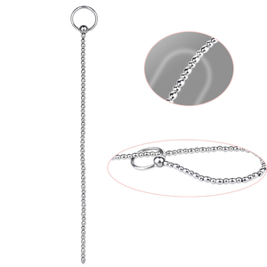 Bâton de massage de prostate en acier inoxydable pour homme, perles de prostate, baguette de stimulation du point G, double gode, jouet <span class=keywords><strong>sexuel</strong></span> vaginal, gode anal, BDSM - Product Image 1