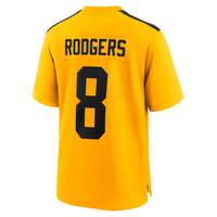 Maillots de football de Pittsburgh, chemises de joueur brodées et cousues # 4 Metcalf # 5 Ramsey # 6 reines # 8 Rodgers #   90 Watt