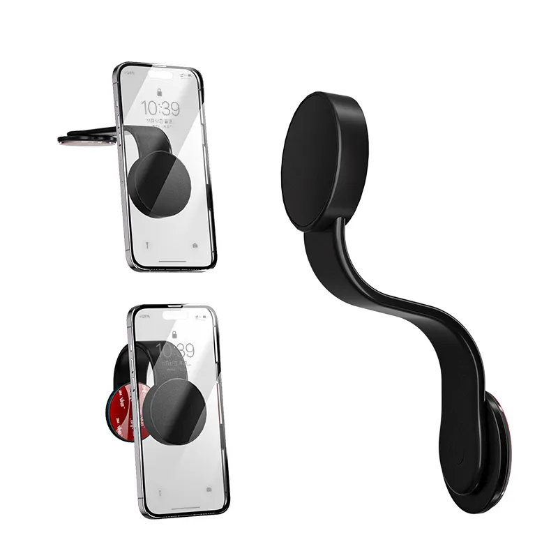 Soporte magnético para teléfono de montaje en coche para coche Compatible con teléfono 15 14 13 12 Pro Plus Max Mini memoria flexible titanio Al