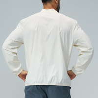 Blouson Bomber Homme Col Montant Entièrement Zippé Léger Coupe-Vent Sportif pour Activités de Plein Air et Travail Quotidien – Collection Automne – Vente en Gros Personnalisée