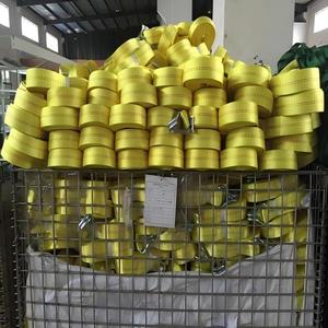 Spanzet 50mm 2 pouces sangles de cargaison robustes arrimage 5000kg cliquets d'arrimage <span class=keywords><strong>9m</strong></span> Tension camion sangles de ceinture d'arrimage avec crochet - Product Image 6