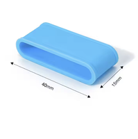 KUAIQIU Bande de poignée personnalisée en silicone extensible, étanche et plate pour raquette de pickleball