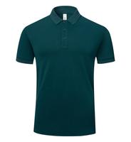 Polo pour homme de haute qualité, logo personnalisé brodé, nouveau design, coton simple, anti-plis, imprimé uni, décontracté
