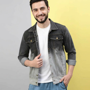 Street Wear Industry Trending Men's <b>Denim</b> <b>Jacket</b> Factory Directly Provide Free Shipping Winter Collection Men's Jeans <b>Jacket</b> - Product Image 1