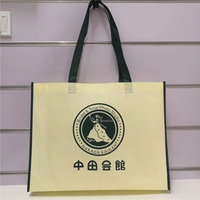 Sacs fourre-tout non tissés réutilisables écologiques enroulables sacs à provisions non tissés d'épicerie avec Logos pour Boutique