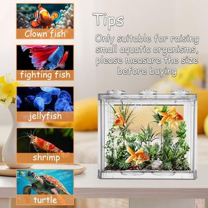 Pecera Pequeña para Peces Betta, Pecera de Plástico al por Mayor - Product Image 6