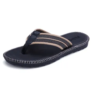 Summer couples men and women fashion trend flip flops slippers non-slip beach sewing cool student clip outside slippers