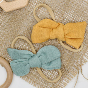 Recién Nacido bebé niño elástico bebé chica venda de nylon arcos <span class=keywords><strong>banda</strong></span> de pelo para niños - Product Image 4