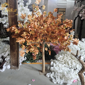 <span class=keywords><strong>NIKA</strong></span> HOT Selling Wedding Events Table Aisle Arbre artificiel décoratif en feuille d'érable doré de 5 pieds - Product Image 2