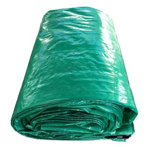 ヘビーデューティーポリタープ15x25フィート10ミル厚防水UVブロッキング保護PEカバーリバーシブルグリーン防錆グロメット - Product Image 1