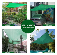 Filet d'ombrage HDPE personnalisable anti-UV pour jardin, ferme, grange, chenil et auvent de piscine - Écologique