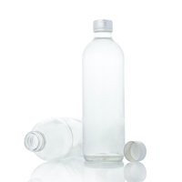 Flacon vide en verre de 330ml, 33cl, 75cl, 750ml, flacon en verre, pour boisson minérale, jus de fruit, avec capuchons en ropp de 28mm, 1 pièce