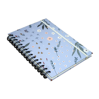 Carnet de notes de bureau personnalisé avec logo, format A5, reliure spirale, impression artistique, couverture rigide en papier kraft, journal de planification, cadeau, couleur personnalisée