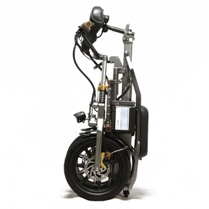 <span class=keywords><strong>Tricycle</strong></span> électrique <span class=keywords><strong>pliable</strong></span> à 3 roues, scooter, cadre intégré en alliage d'aluminium au lithium de 15,6 Ah, moteur de moyeu arrière, vélo pliant double - Product Image 4