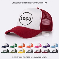 Topi Trucker Berbahan Busa dengan Cetak Sublimasi Kustom, Bagian Belakang Berjaring, Model Snapback, Richardson 112