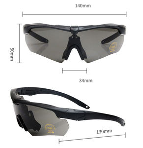 Offres Spéciales vélos de sport de plein air de lunettes tactiques lunettes de tir à l'épreuve des amateurs de lunettes de cyclisme coupe-vent - Product Image 2