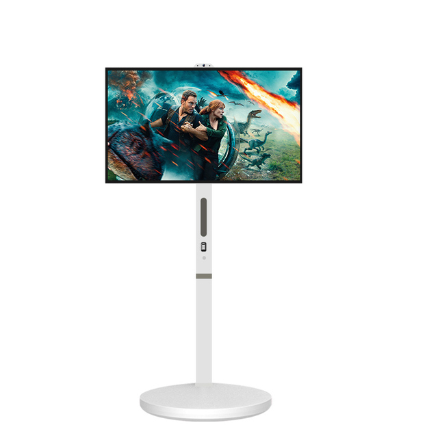 VETO 32 Inch LCD Smart Rolling TV Interactive Android Indoor 4K Wireless Mobile Smart Touch Screen Build in 1300W Camera