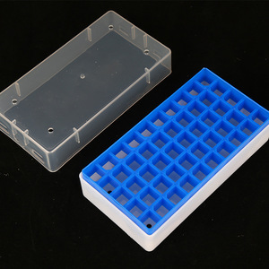 Hongbolai Cryogenic Tube Box 48 Well Blue With Lid For Sample <b>Storage</b> - Product Image 1