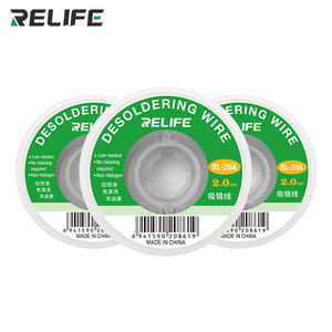 RELIFE RL-20A Tresse à Dessouder Bande de Cuivre Mèche à Dessouder Rapide 2mm pour Nettoyage d'<span class=keywords><strong>Étain</strong></span> - Product Image 1
