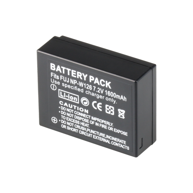 7.2V Digital Battery NP-W126 NPW126 for Fujifilm Camera FinePix HS30EXR HS33EXR X-Pro1 X-E1 X-E2 X-M1 X-A1 X-A2 X-T1 X-T10 X-T20