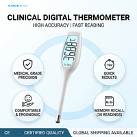 Termometer Oral medis elektronik pintar, termometer ketiak rumah tangga Digital tahan air