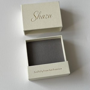 Boîte à bijoux en carton personnalisée, petite boîte à glissière personnalisée pour emballage cadeau, boîte à tiroir en papier kraft, boîtes en papier kraft pour cadeaux - Product Image 3