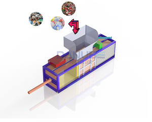 Compacteur de déchets et de ménager de qualité industrielle à haute efficacité, équipement de traitement de grande capacité et à longue durée de vie - Product Image 1