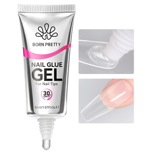 BORN PRETTY Colle Gel Douce à Faible Irritation pour Ongles 30ml Grande Capacité Colle pour Faux Ongles à Presser Marque Privée Personnalisée - Product Image 1