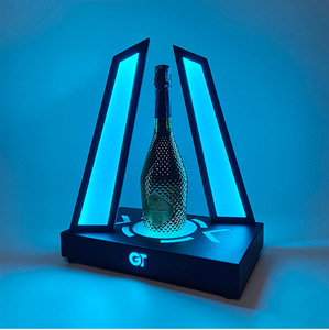 Espositore per Bottiglie di Champagne con Supporto Luminoso, Nuovo Design per Servizio VIP in Discoteca, Elegante Supporto Illuminato - Product Image 1