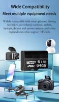 Tarjeta de Memoria Micro SD TF Clase 10 de 32 GB, 64 GB, 128 GB, 256 GB, 512 GB para Cámara de Coche