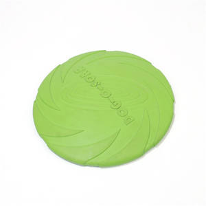 Çiğneme dayanıklı el ilanı kauçuk eğitim uçan disk pet diş temizleme köpek fetch oyuncak - Product Image 2