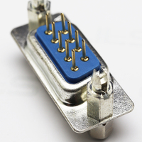 DB9 RS232 Seri Adaptör Erkek/Dişi Cinsiyet Değiştirici 9-Pin D-Sub Vidalı Terminaller
