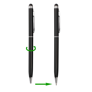 Bolígrafo 2 en 1 con Punta Táctil Capacitiva de Metal y Diseño Colorido Personalizable con su Logotipo - Product Image 3