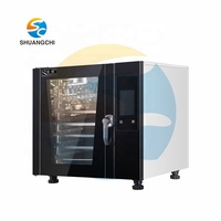 Four à convection électrique professionnel à 7 plateaux, multifonctionnel, industriel et commercial, pour la cuisson de pizzas et de pains, destiné aux boulangeries