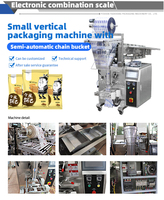 Mini Machine d'emballage automatique pour pommes de terre, pk fruits, Cassava, pommes de terre, casse-croûte, substance gélatineuse, nouveauté