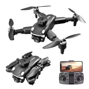 Drone RC SJY-F200 en métal, 4 canaux, sans balais, avec flux optique, double caméra, WiFi FPV haute définition, conception pliable double, maintien d'altitude - Product Image 1