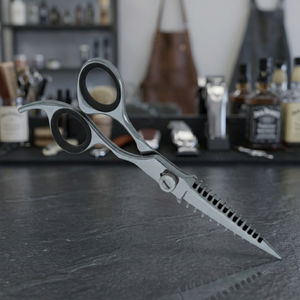 Dès que possible 6 "écologique professionnel droitier en acier inoxydable à long manche ciseaux de coiffeur ensemble amincissement texturisant beauté - Product Image 4