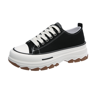 Chaussures de marche compensées pour femme, tendance automne, respirantes, à semelle épaisse, baskets décontractées légères style urbain - Product Image 2
