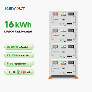 Batterie solaire KEVOLT 16 kWh, batterie lithium 48 V 314 Ah, module de batterie LiFePO4 pour système solaire - Product Image 1