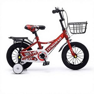 Bicicletta per Bambini Stile Sportivo da Corsa, Resistente, per Bambini dai 2 ai 12 Anni, con Portapacchi Posteriore e Cestino Anteriore - Product Image 1