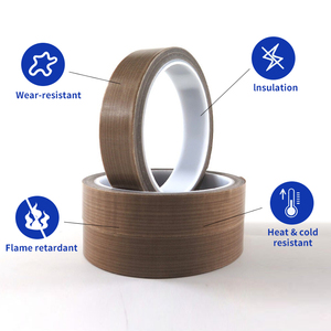 <span class=keywords><strong>Cinta</strong></span> de PTFE para tubería de plomería Sellador de roscas a prueba de gas de agua Resistencia a altas temperaturas 10M de longitud - Product Image 3