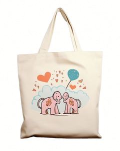 Custom Logo Printed Recyclable <b>Plain</b> Cotton <b>Canvas</b> Shopping Tote Bag - Product Image 3