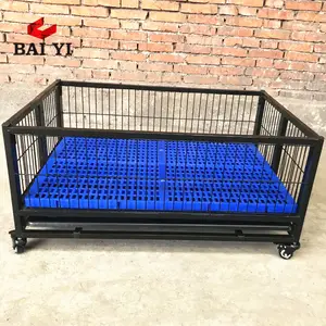 Heavy Duty Hundehütte Large Size Durable Pet Play Pen mit Rädern zum Verkauf