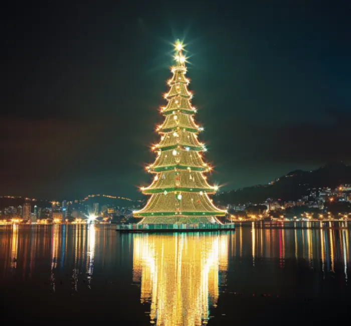 高品質の大きなクリスマスツリーライト屋外LEDライト装飾防水ライト屋外クリスマスツリー